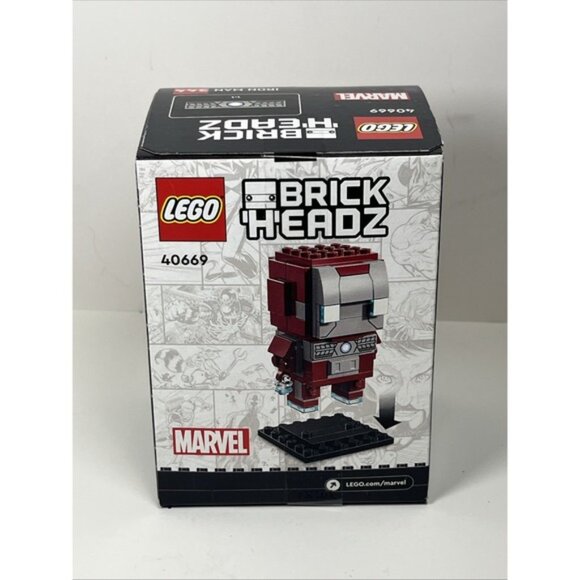 Lego‎ Brickheadz - Iron Man MK5 Figure - 40669 - Brand New & Sealed - Picture 3 of 6